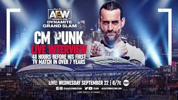 Watch AEW Dynamite: Grand Slam Live 9/22/21 Full Show Online Free