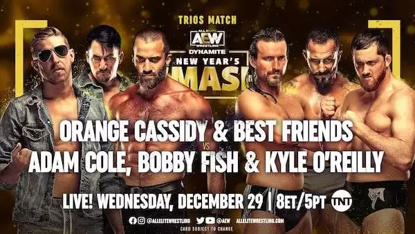 Watch AEW Dynamite Live: New Years Smash 12/29/21 Full Show Online Free