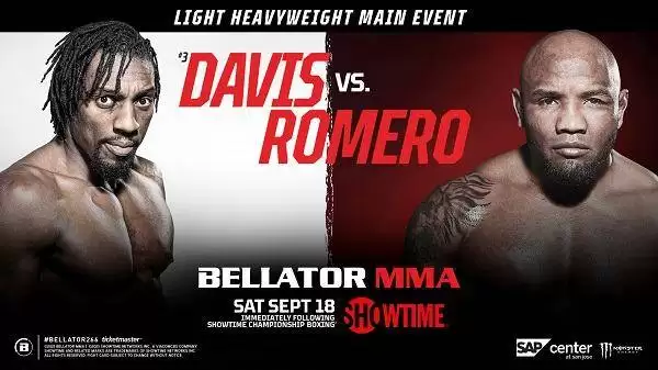 Watch Bellator 266 Davis vs. Romero 9/18/21 Full Show Online Free