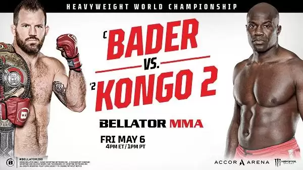 Watch Bellator 280: Bader vs. Kongo 2 5/6/2022 Full Show Online Free