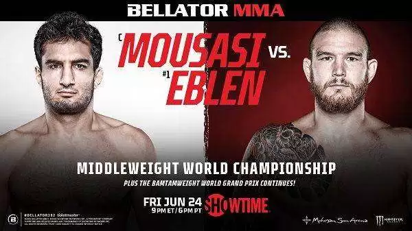 Watch Bellator 282: Mousasi vs. Eblen 6/24/2022 Full Show Online Free