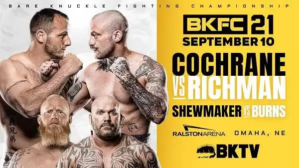 Watch BKFC 21: Dakota Cochrane vs. Mike Richman 9/10/21 Full Show Online Free