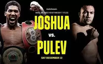 Watch Boxing: Anthony Joshua vs. Kubrat Pulev 2020 12/12/20 Full Show Online Free