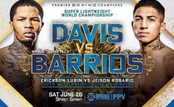 Watch Boxing: Davis vs. Barrios Showtime PPV 6/26/21 Full Show Online Free
