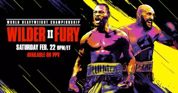 Watch Boxing: Wilder vs. Fury II 2020 2/22/20 Online PPV Full Show Online Free