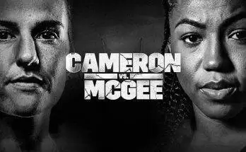 Watch Cameron vs. McGee 10/30/21 Full Show Online Free