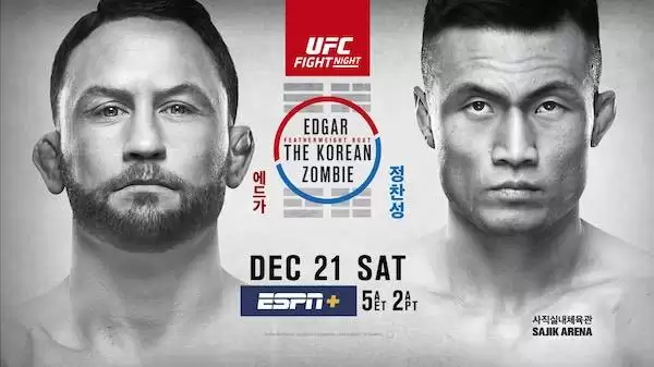Watch Fight Night 165: Edgar vs. The Korean Zombie 12/21/19 Full Show Online Free