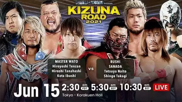 Watch NJPW Kizuna Road 2021 6/15/21 Full Show Online Free