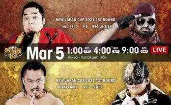 Watch NJPW NEW Japan Cup 2021 3/5/21 Full Show Online Free