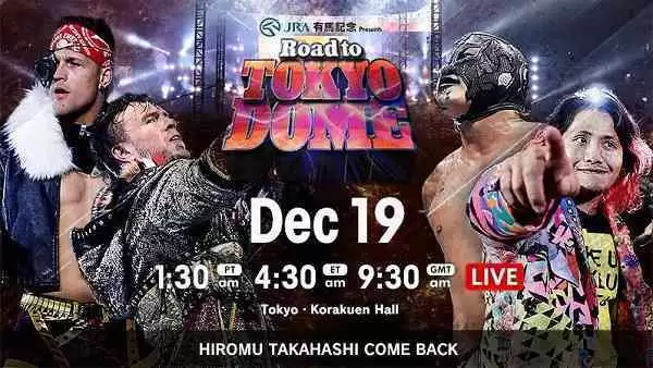 Watch NJPW Road to Tokyo Dome 2020 12/19/19 Full Show Online Free