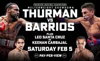 Watch PBC: Keith Thurman vs. Mario Barrios 2/5/2022 Full Show Online Free