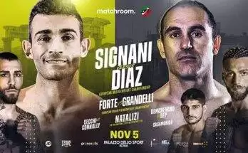 Watch Signani vs. Diaz 11/5/21 Full Show Online Free