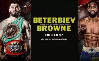 Watch The Triple Crown of Boxing: Beterbiev vs. Browne 12/17/21 Full Show Online Free