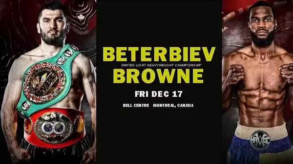 Watch The Triple Crown of Boxing: Beterbiev vs. Browne 12/17/21 Full Show Online Free