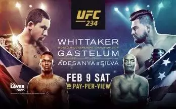Watch UFC 234: Whittaker vs. Gastelum Full Show Online Free