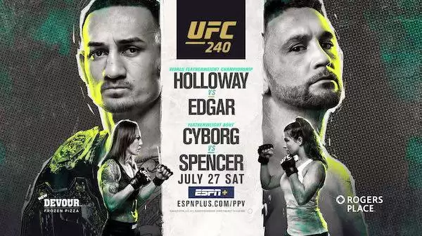 Watch UFC 240: Holloway vs Edgar 7/27/19 Online Full Show Online Free