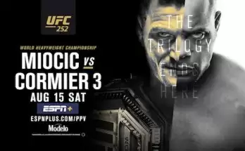 Watch UFC 252: Miocic vs. Cormier 3 8/15/20 Live Online Full Show Online Free