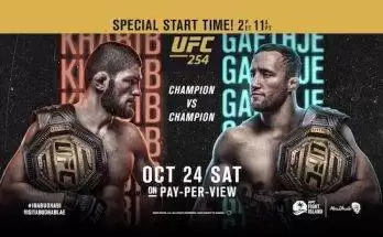 Watch UFC 254: Khabib vs. Gaethje 10/24/20 Live Online Full Show Online Free