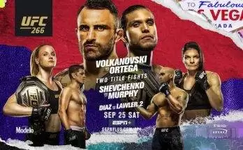 Watch UFC 266: Volkanovski vs. Ortega 9/25/21 Full Show Online Free