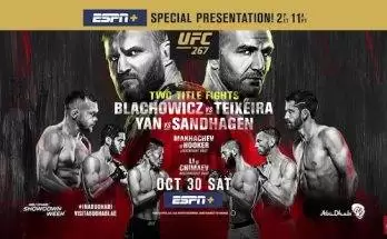 Watch UFC 267: Blachowicz vs. Teixeira Full Show Online Free