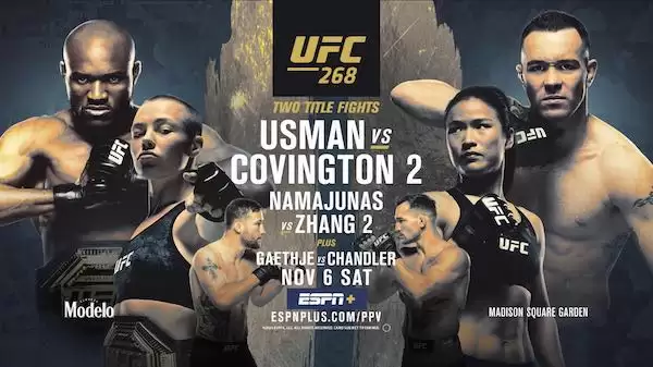 Watch UFC 268: Usman vs. Covington 2 Full Show Online Free