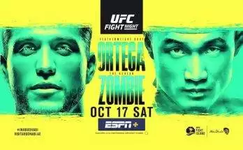 Watch UFC Fight Island 6: Ortega vs. Korean Zombie 10/17/20 Live Online Full Show Online Free