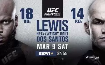 Watch UFC Fight Night 146: Lewis vs. Dos Santos Full Show Online Free