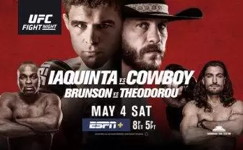 Watch UFC Fight Night 151: Iaquinta vs. Cowboy Full Show Online Free