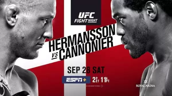 Watch UFC Fight Night 160: Hermansson vs. Cannonier 9/28/19 Full Show Online Free