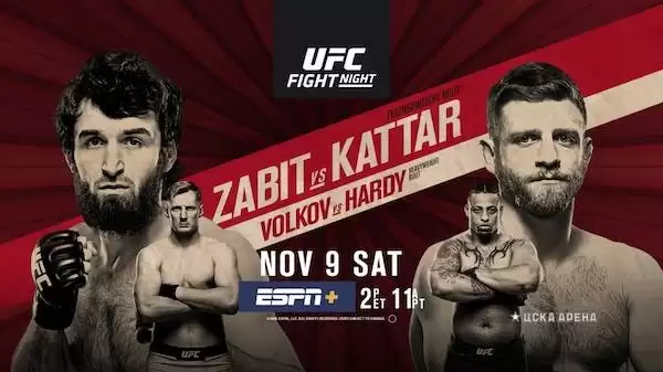 Watch UFC Fight Night 163: Zabit vs. Kattar 11/9/19 Full Show Online Free