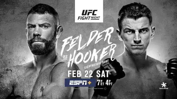 Watch UFC Fight Night 168: Felder vs Hooker 2/22/20 Full Show Online Free