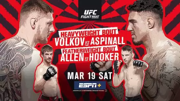 Watch UFC Fight Night London: Volkov vs. Aspinall 3/19/2022 Full Show Online Free
