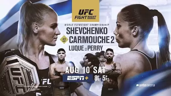 Watch UFC Fight Night Uruguay: Shevchenko vs Carmouche 2 8/10/19 Full Show Online Free