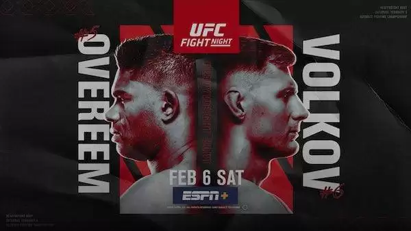 Watch UFC Fight Night Vegas 18: Overeem vs. Volkov 2/6/2021 Live Online Full Show Online Free