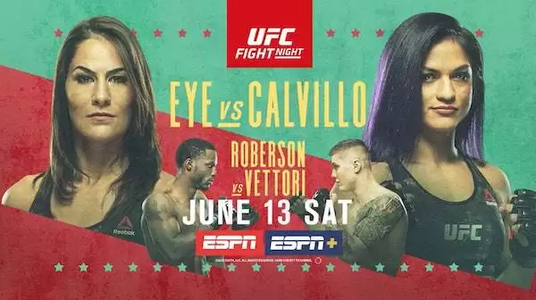 Watch UFC Fight Night Vegas 2: Eye vs. Calvillo 6/13/20 Online Full Show Online Free