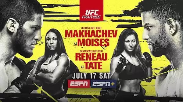 Watch UFC Fight Night Vegas 31: Makhachev vs. Moisés 7/17/21 Full Show Online Free