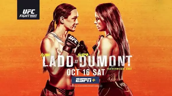 Watch UFC Fight Night Vegas 40: Ladd vs. Dumont 10/16/21 Full Show Online Free