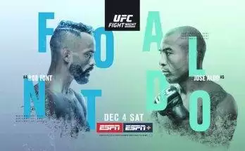Watch UFC Fight Night Vegas 44: Font vs. Aldo 12/4/21 Full Show Online Free