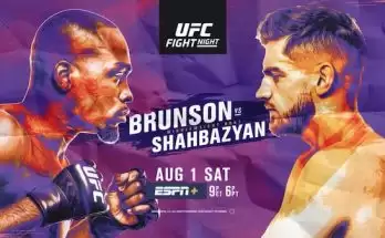 Watch UFC Fight Night Vegas 5: Brunson vs. Shahbazyan 8/1/20 Online Full Show Online Free