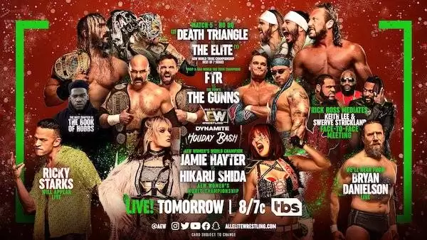 Watch AEW Dynamite Live: Holiday Bash 2022 12/21/2022 Full Show Online Free
