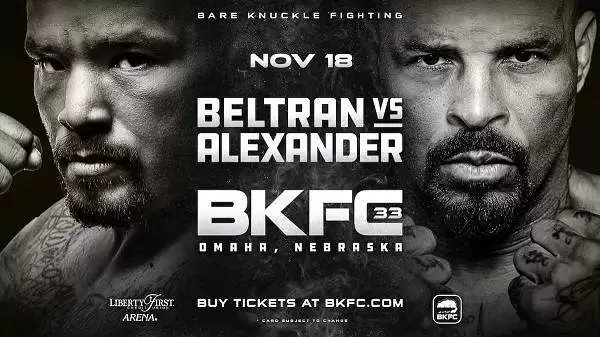 Watch BKFC 33 Omaha: Joey Beltran vs. Houston Alexander 11/18/2022 Full Show Online Free