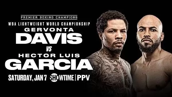 Watch Showtime Boxing PCB: Gervonta Davis vs. Hector Luis Garcia 1/7/23 Full Show Online Free