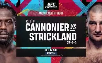 Watch UFC Fight Night Vegas 66: Cannonier vs. Strickland 12/17/2022 Full Show Online Free
