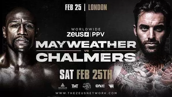 Watch Floyd Mayweather vs. Aaron Chalmers 2/25/23 Full Show Online Free