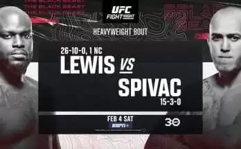 Watch UFC Fight Night Vegas 68: Lewis vs. Spivak 2/4/23 Full Show Online Free
