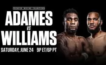Watch Showtime Boxing: Adames vs Williams 6/24/23 24th June 2023 Full Show Online Free