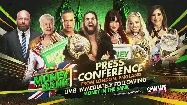 Watch WWE Press Conference Money In The Bank 2023 Full Show Online Free
