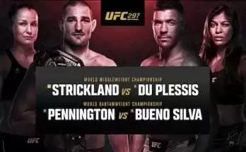 Watch UFC 297 Strickland vs. Du Plessis PPV 1/20/24 20th January 2024 Full Show Online Free