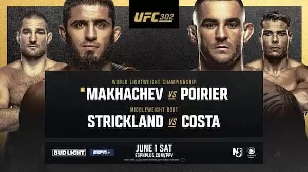 Watch UFC 302: Makhachev vs Poirier 6/1/24 1st June 2024 Live PPV Online Full Show Online Free